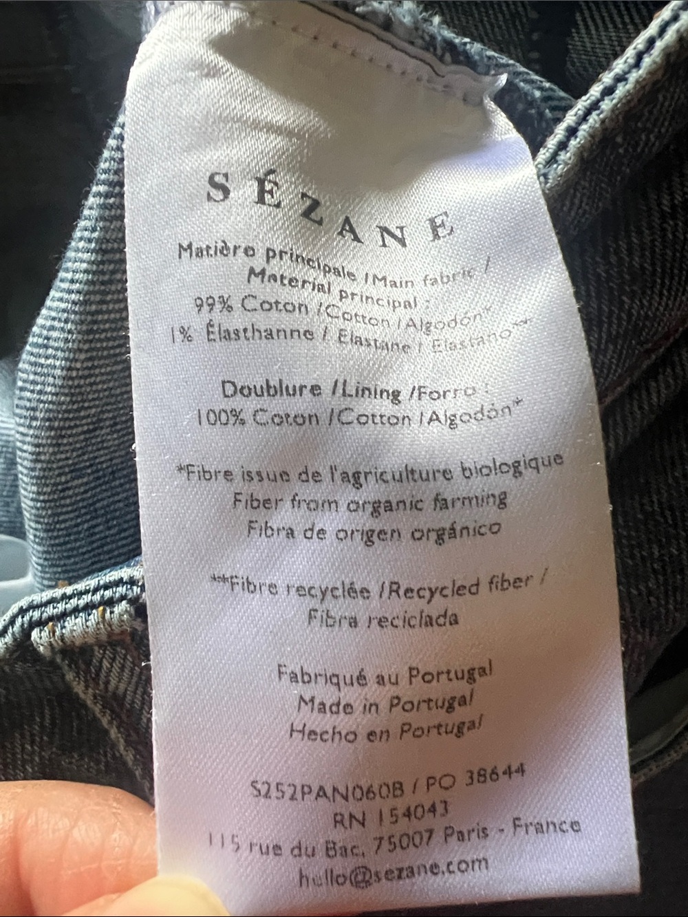 Sezane Le Flare Jeans size 38 - Picture 5 of 6